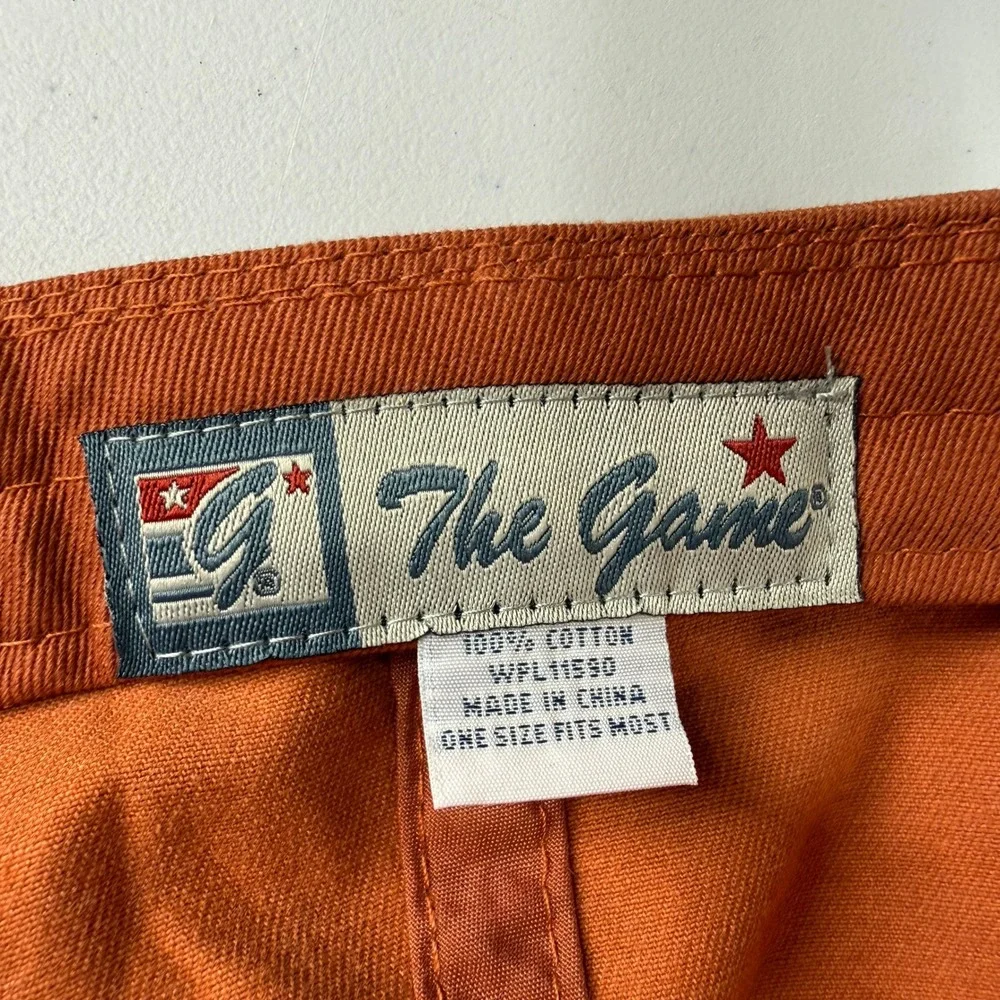 The Game University of Texas Hat Mens OSFM Burnt Orange Hook Em Longhorns Cap